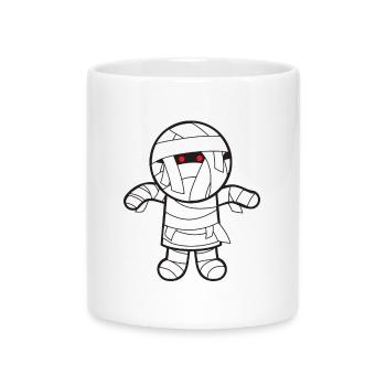 Chemise enfant Motif chemise momie enveloppé de momie - Mug avec anse en forme de cœur - blanc - Devant
