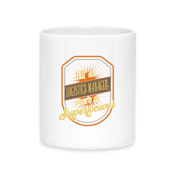 Logistics Manager - Mug with Heart-Shaped Handle - white - Front