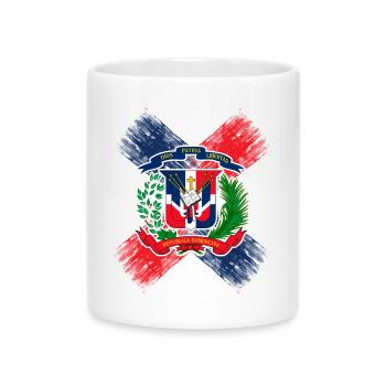 Dominikanische Republik - Tasse mit Herzhenkel - Weiß - Vorne