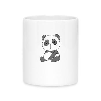 Panda animal - Mug with Heart-Shaped Handle - white - Front