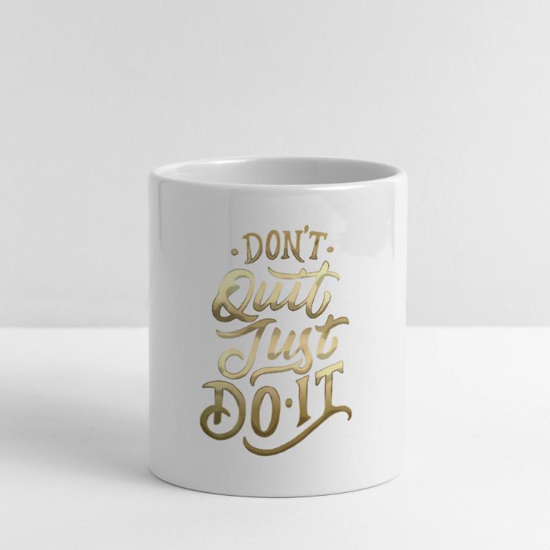 Ne quittez pas Gradient Script Mug avec anse en forme de cœur