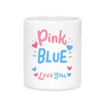 Gender Reveal Party - Mug with Heart-Shaped Handle - white - Front