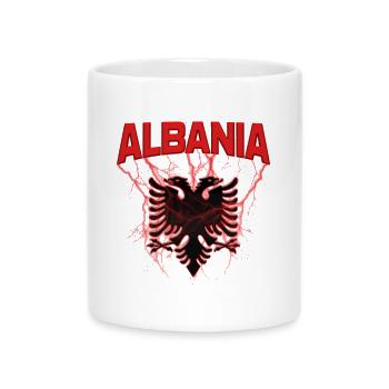 Albanian eagle - Mug with Heart-Shaped Handle - white - Front