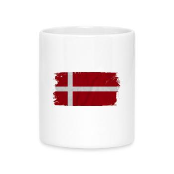 Dänemark - Tasse mit Herzhenkel - Weiß - Vorne