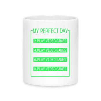 Jeux vidéo - Mug avec anse en forme de cœur - blanc - Devant