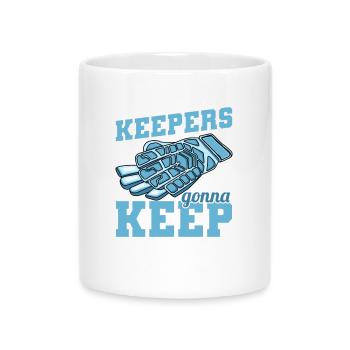 Keepers going to Keep - Mug with Heart-Shaped Handle - white - Front