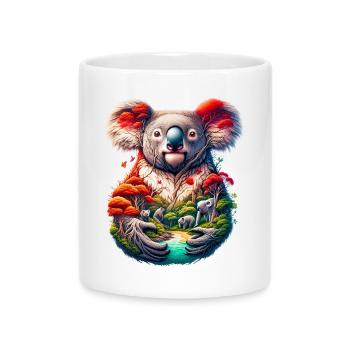 Koala - Tasse mit Herzhenkel - Weiß - Vorne