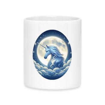 Fantaisie Licorne Chevaux Fans Licorne Amoureux - Mug avec anse en forme de cœur - blanc - Devant