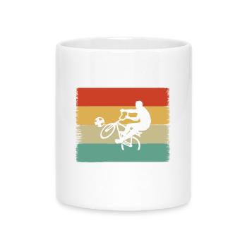 Cycling Clothing - Mug with Heart-Shaped Handle - white - Front