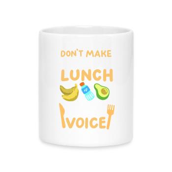 Mittagessen Schule Cafeteria Crew - Tasse mit Herzhenkel - Weiß - Vorne