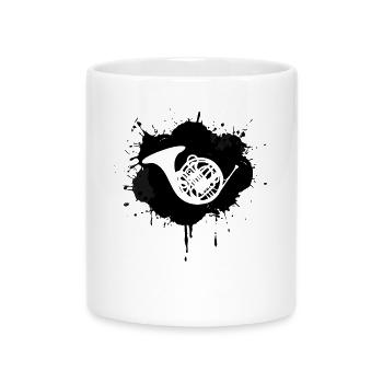 Waldhorn - Tasse mit Herzhenkel - Weiß - Vorne