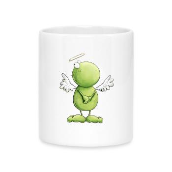 Frog Angel Innocence - Mug with Heart-Shaped Handle - white - Front
