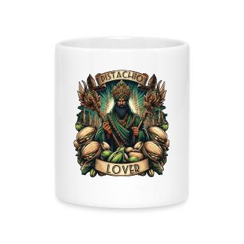 Amateur de pistaches – Royal Pistachio Design - Mug avec anse en forme de cœur - blanc - Devant