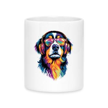 Bouvier bernois Chiens mignons Bouvier suisse - Mug avec anse en forme de cœur - blanc - Devant