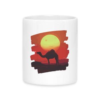 Kamel - Tasse mit Herzhenkel - Weiß - Vorne