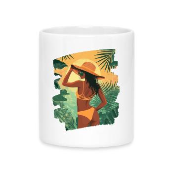Sommer - Tasse mit Herzhenkel - Weiß - Vorne