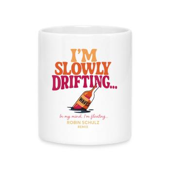 Waves - I'm Slowly Drifting Away Robin Schulz - Tasse mit Herzhenkel - Weiß - Vorne