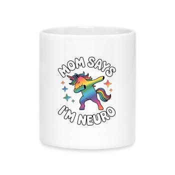 Neurodivers - Mug with Heart-Shaped Handle - white - Front