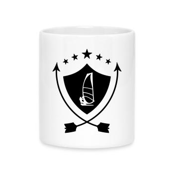 Planche à voile / Véliplanchiste / Windsurf / - Mug avec anse en forme de cœur - blanc - Devant