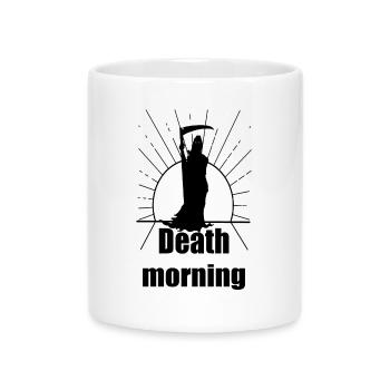Morgen des Todes - Tasse mit Herzhenkel - Weiß - Vorne