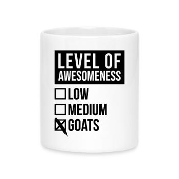 chèvre - Mug avec anse en forme de cœur - blanc - Devant