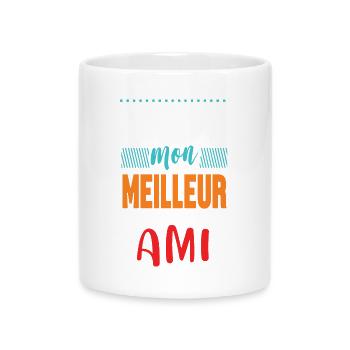 You're my best friend - Mug with Heart-Shaped Handle - white - Front