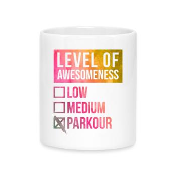 Parkour - Mug avec anse en forme de cœur - blanc - Devant