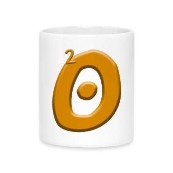 Birthday 20 years - Mug with Heart-Shaped Handle - white - Front