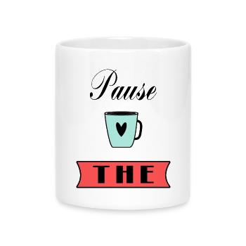 anniversary. Anniversary Decade. humor. funny - Mug with Heart-Shaped Handle - white - Front