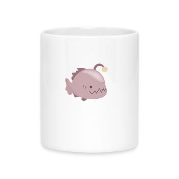 Bioluminescent frogfish - Mug with Heart-Shaped Handle - white - Front
