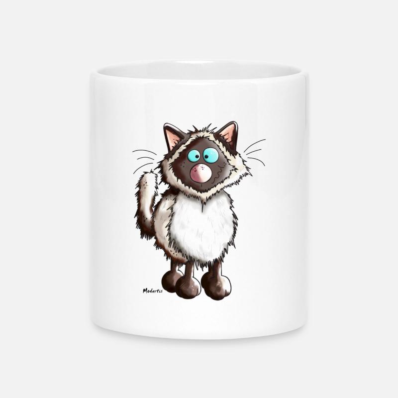 Rica Ragdoll - Tasse mit Herzhenkel - Weiß