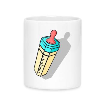 Baby Collection Summer Sun 16 - Mug with Heart-Shaped Handle - white - Front