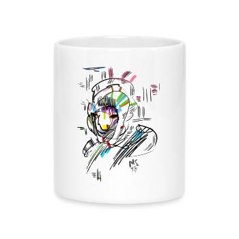 Indianer - Tasse mit Herzhenkel - Weiß - Vorne