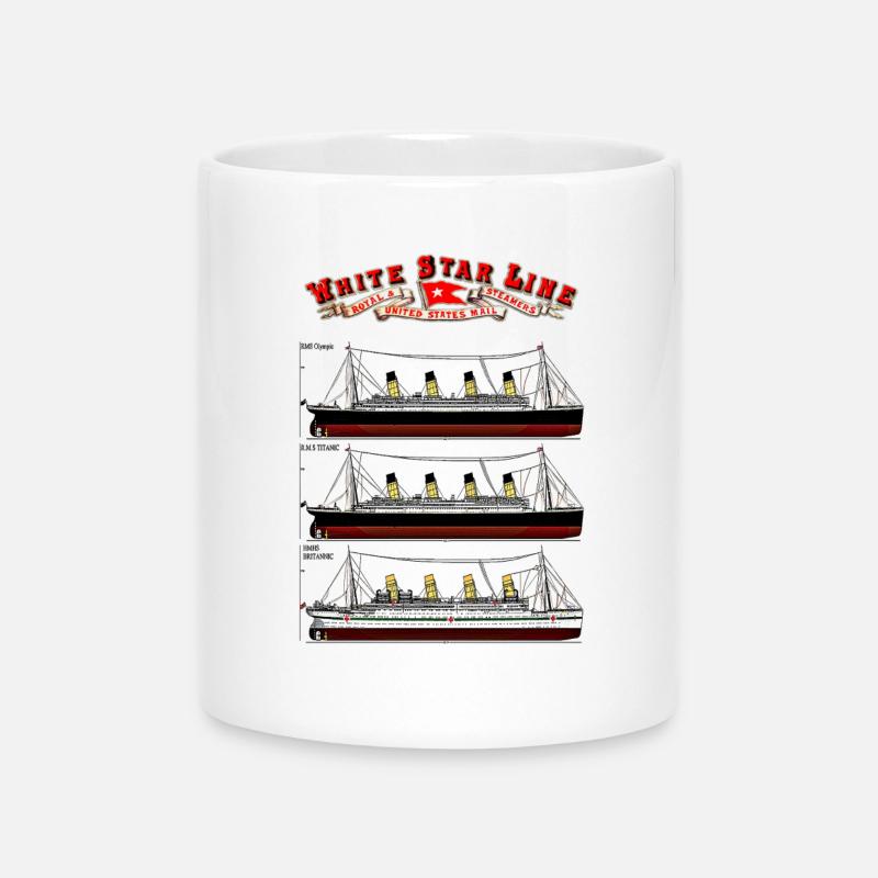 TITANIC... creation Louis RUNEMBERG © Adagp - Mug with Heart-Shaped Handle - white