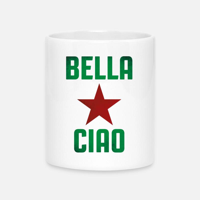 Partisan Singing - Mug with Heart-Shaped Handle - white