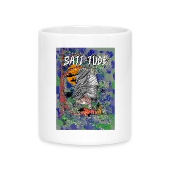 Midnight Whimsy A Playful Halloween Adventure - Mug with Heart-Shaped Handle - white - Front