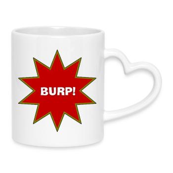 Explosion de rots - Mug avec anse en forme de cœur - blanc - Droite