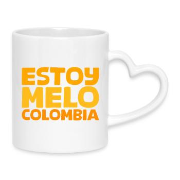 ESTOY MELO - Mug avec anse en forme de cœur - blanc - Droite
