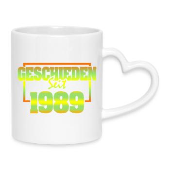 1989 - Mug with Heart-Shaped Handle - white - Right