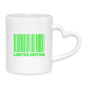 LIMITED EDITION - BARCODE  - Tasse mit Herzhenkel - Weiß - Rechts
