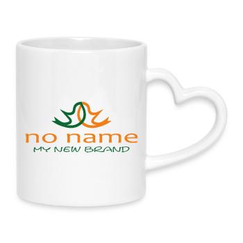 no_name_my_new_brand - Tasse mit Herzhenkel - Weiß - Rechts