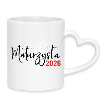 High School Graduate 2026 - Mug with Heart-Shaped Handle - white - Right