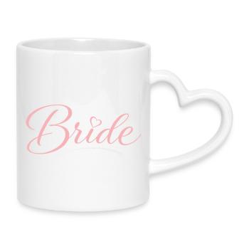 Bride - Tasse mit Herzhenkel - Weiß - Rechts