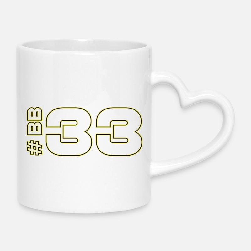 -BB33-2026 - Tasse mit Herzhenkel - Weiß