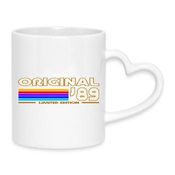 1989 - Mug with Heart-Shaped Handle - white - Right