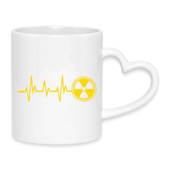 Röntgentechniker - Tasse mit Herzhenkel - Weiß - Rechts