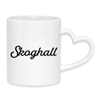 Skoghall Tinte - Tasse mit Herzhenkel - Weiß - Rechts