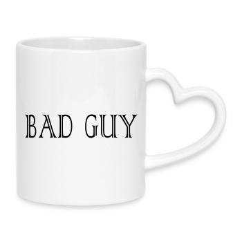 bad_guy - Mug avec anse en forme de cœur - blanc - Droite