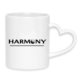 Harmony - Mug with Heart-Shaped Handle - white - Right