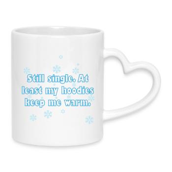 Winter - Tasse mit Herzhenkel - Weiß - Rechts